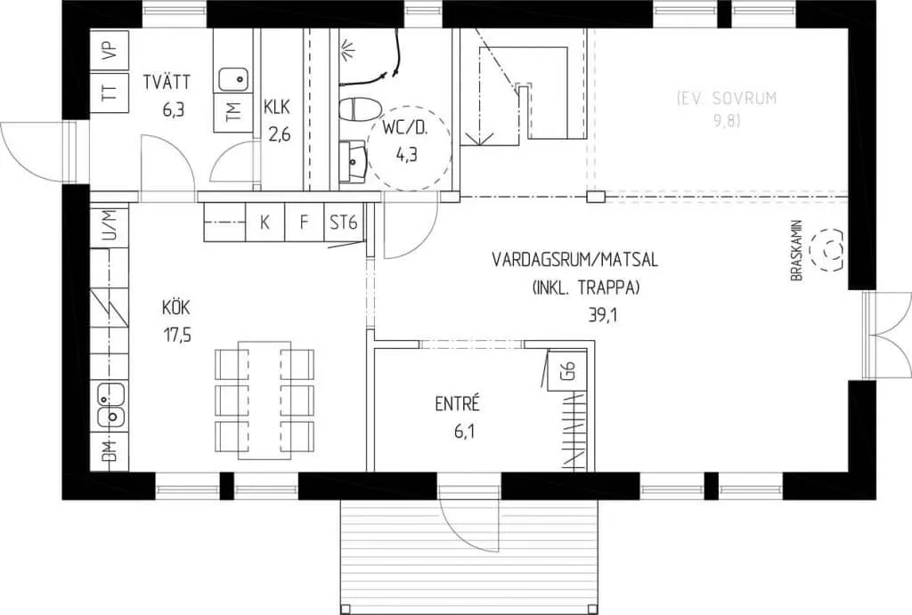 Leksand planritning 1