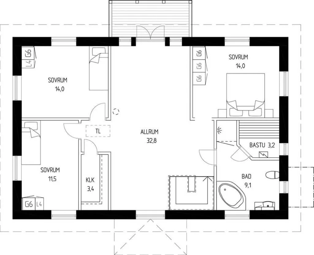 Täby planritning 2