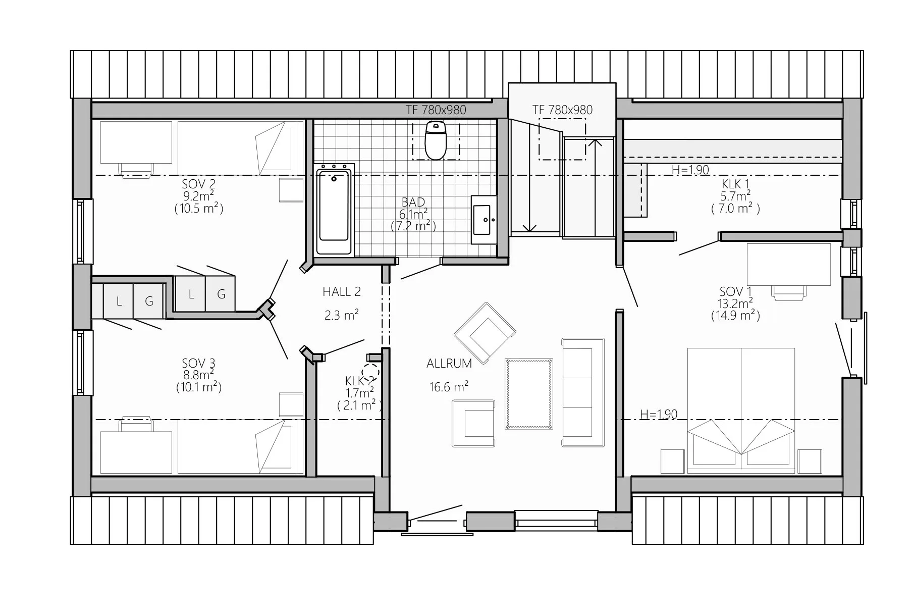 Lindö planritning 1