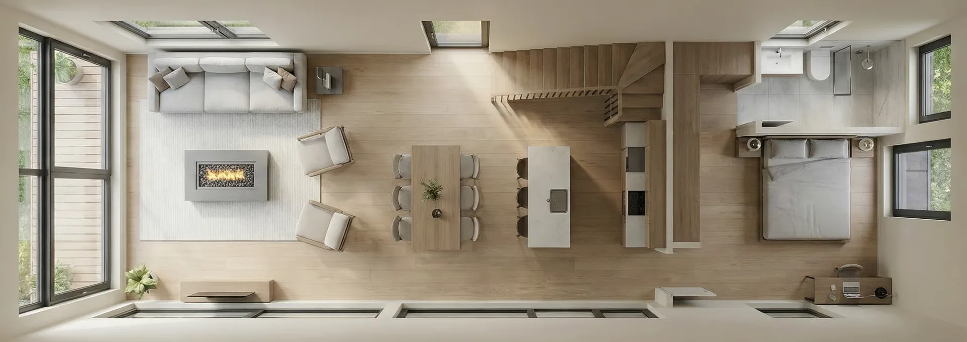 Adelina 50 m² planlösning