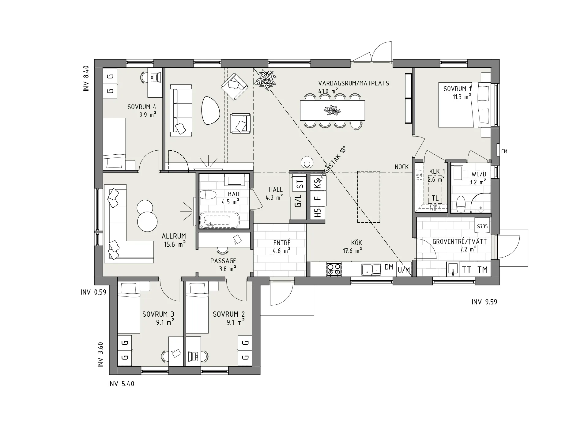 Smart 150 planritning - Industriell