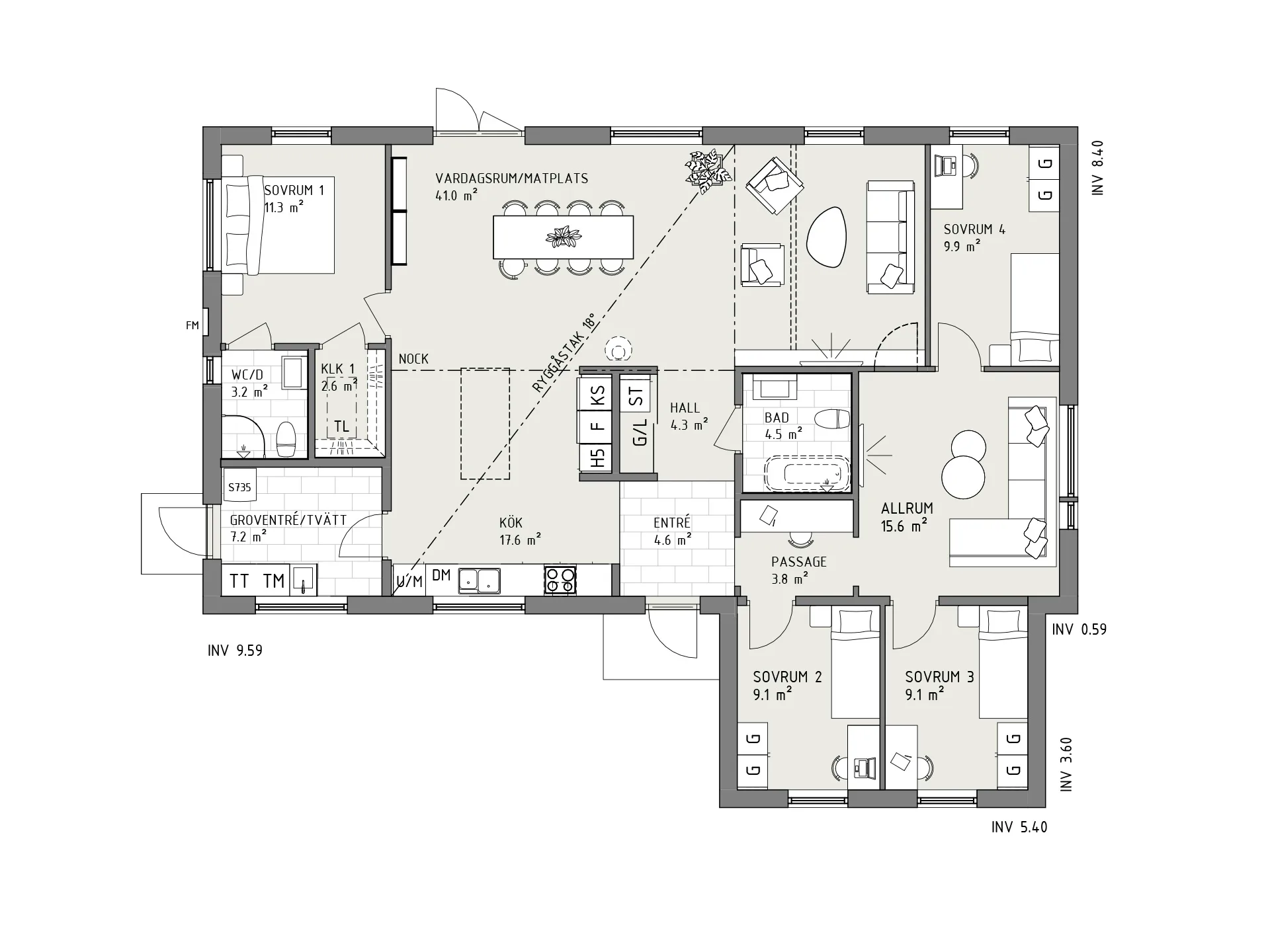 Smart 150 planritning - Industriell