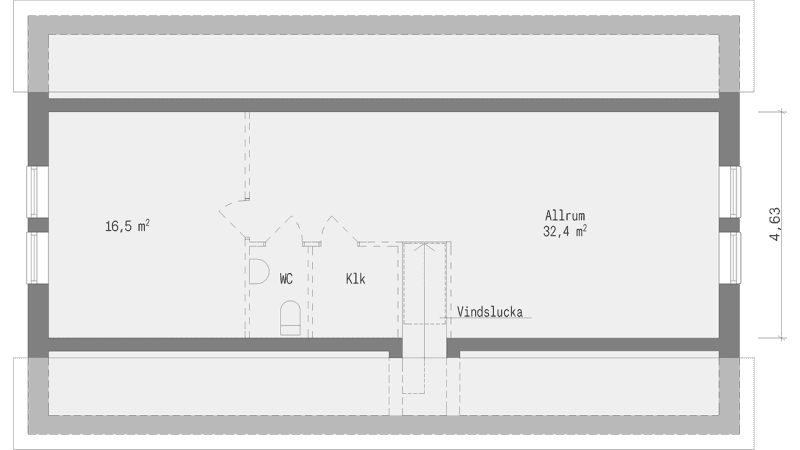 Åse - Planskiss våning 2