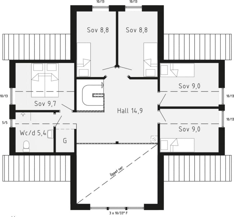 Åre - Planskiss våning 2