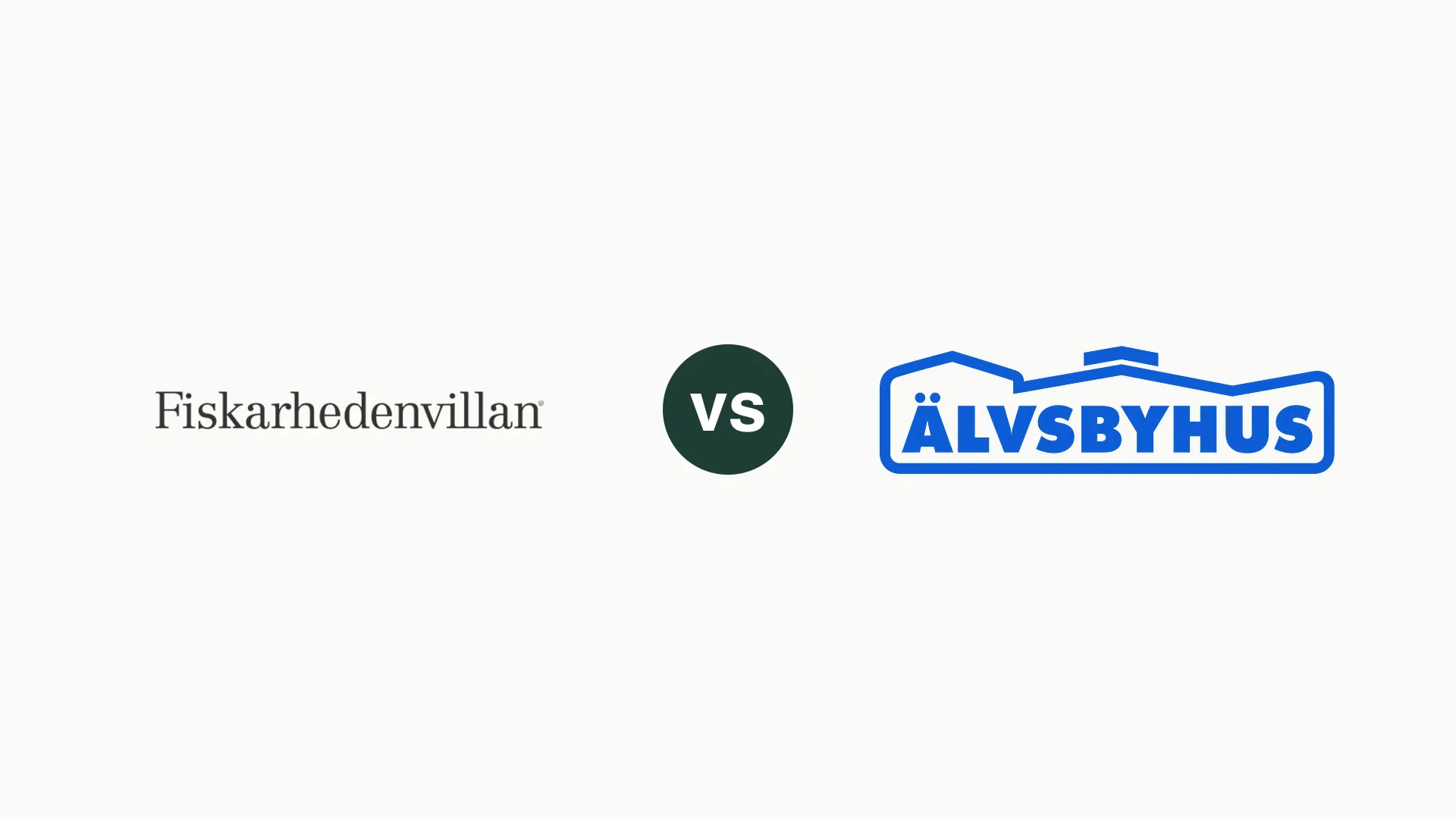 Fiskarhedenvillan vs Älvsbyhus – platsbyggt möter fabrik