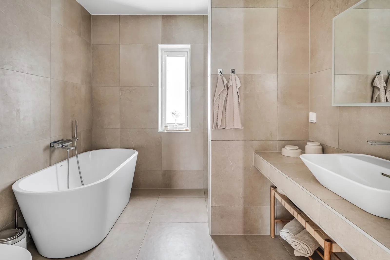 Badrum i vårt Villa Stenskär.