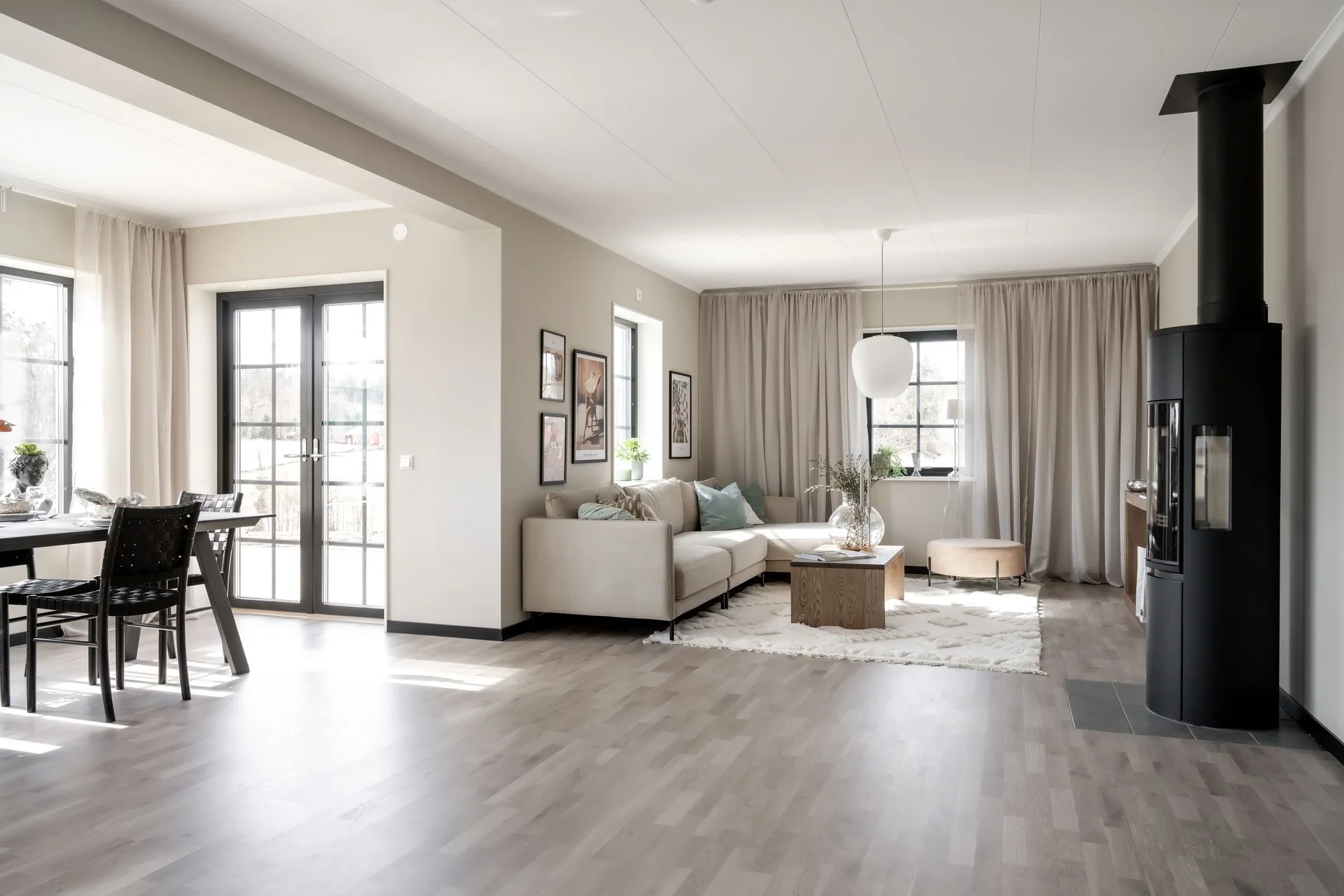 Vardagsrum-Visningshus-Borås-Villa Vaxholm