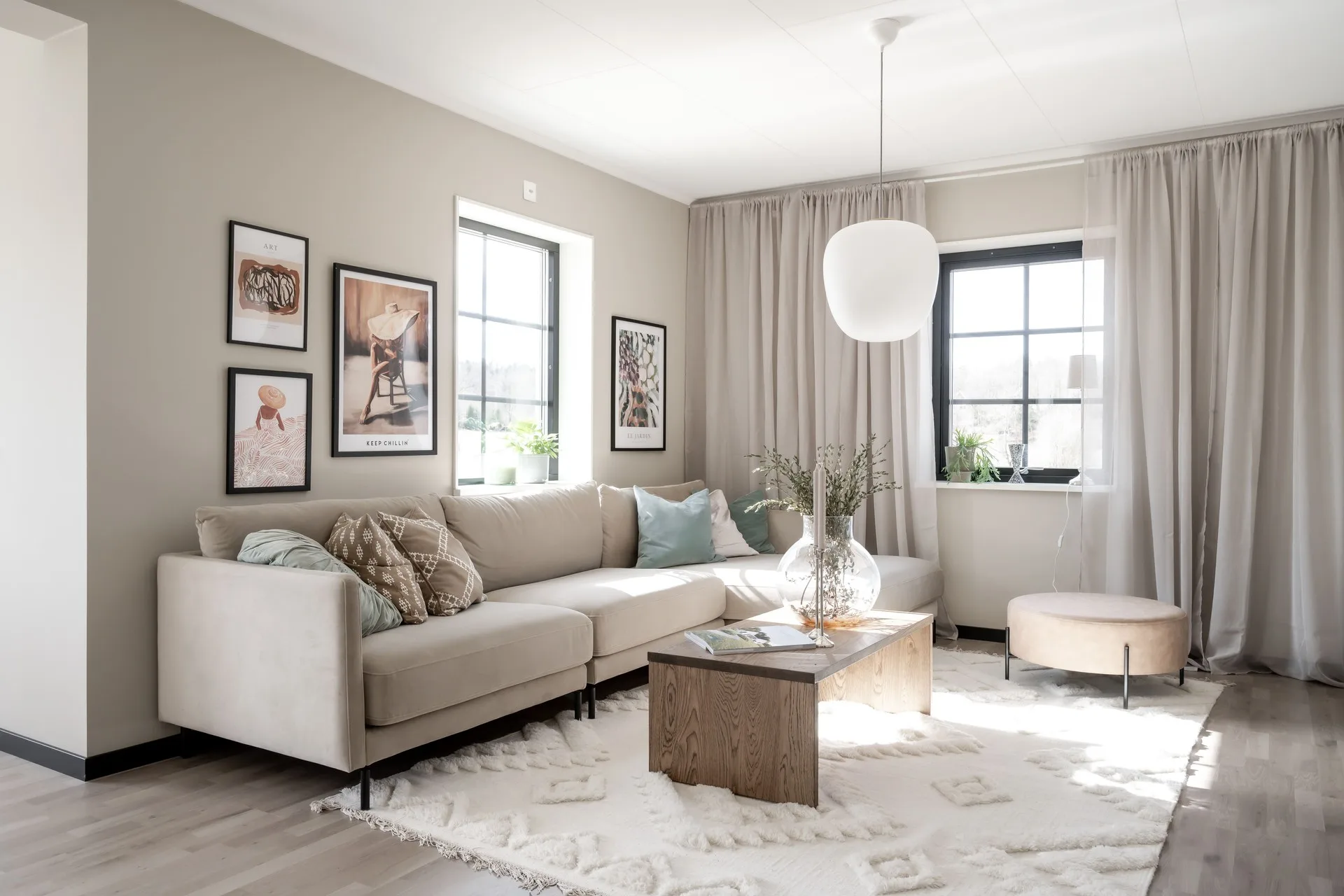 Vardagsrum-Visningshus-Borås-Villa Vaxholm