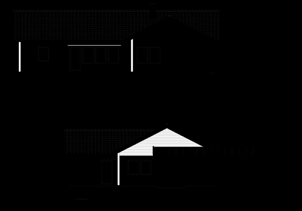 #KE605 - Planskiss, hus i Göteborg.