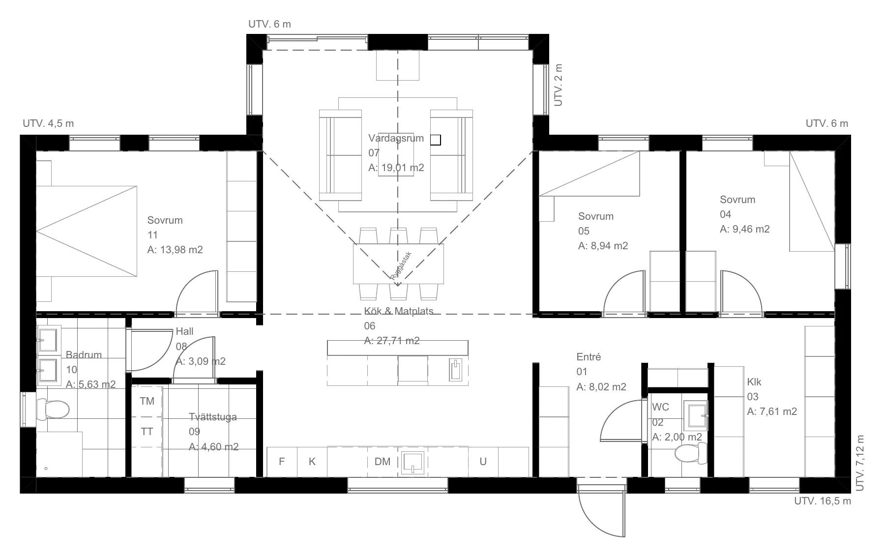 Björk 130 planritning 1