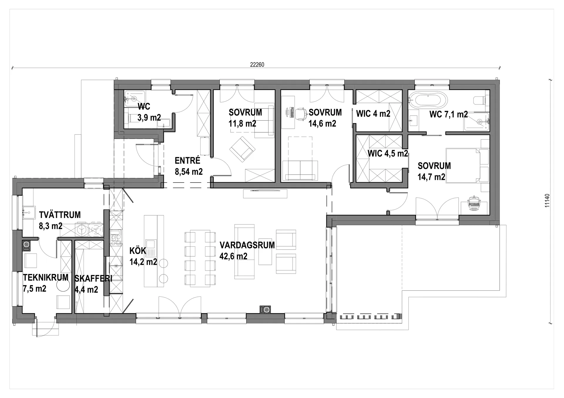 Hassel 152 planritning 2