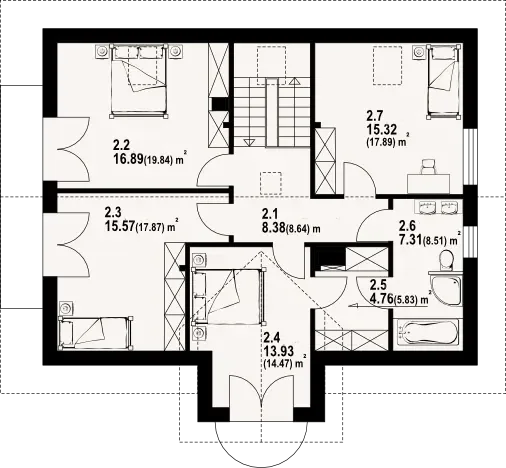 Mistel 168 planritning 1