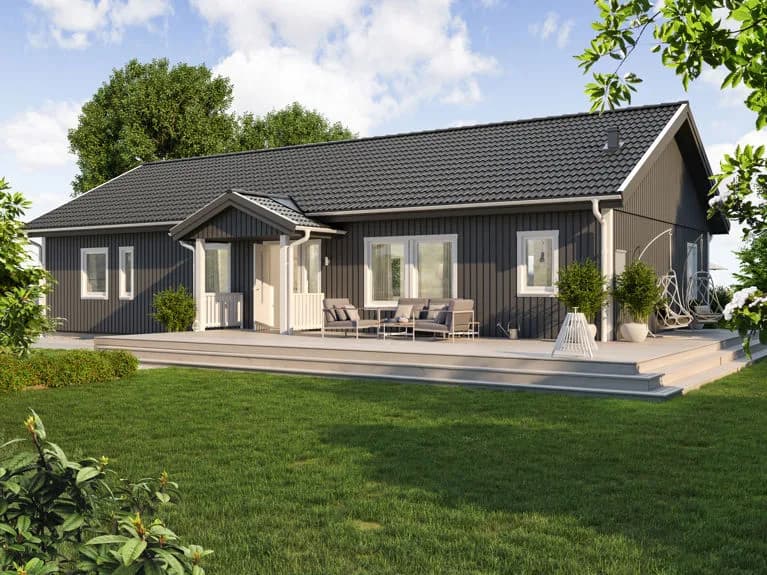 Linnéa - Enplanshus