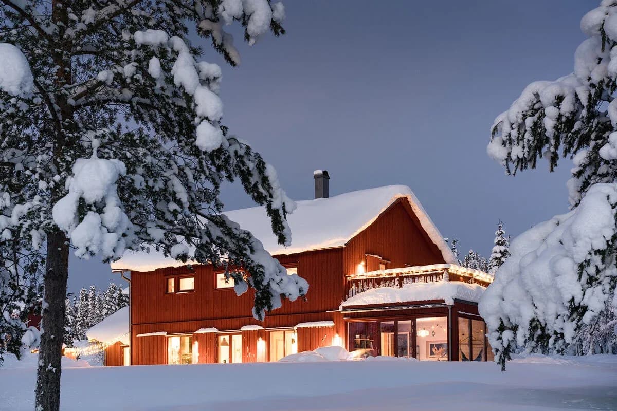 Trädgårdssida och greenroom. Foton: Gösta Fries.