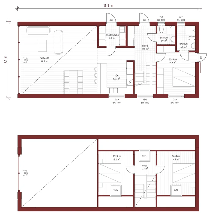 Klicka för förstoring av planlösningen.