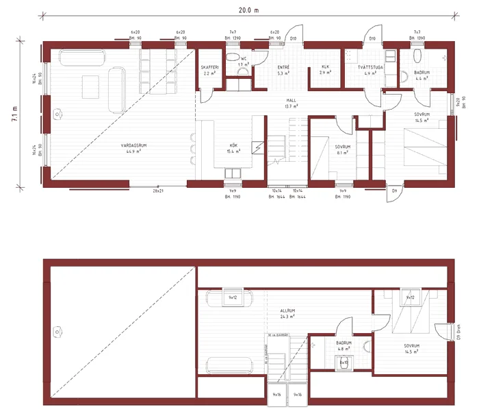 Klicka för förstoring av planlösningen.