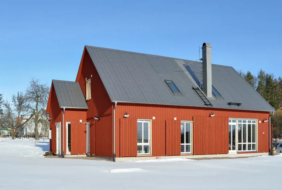 En tidigare variant på Myrviken 150, med högre takvinkel.