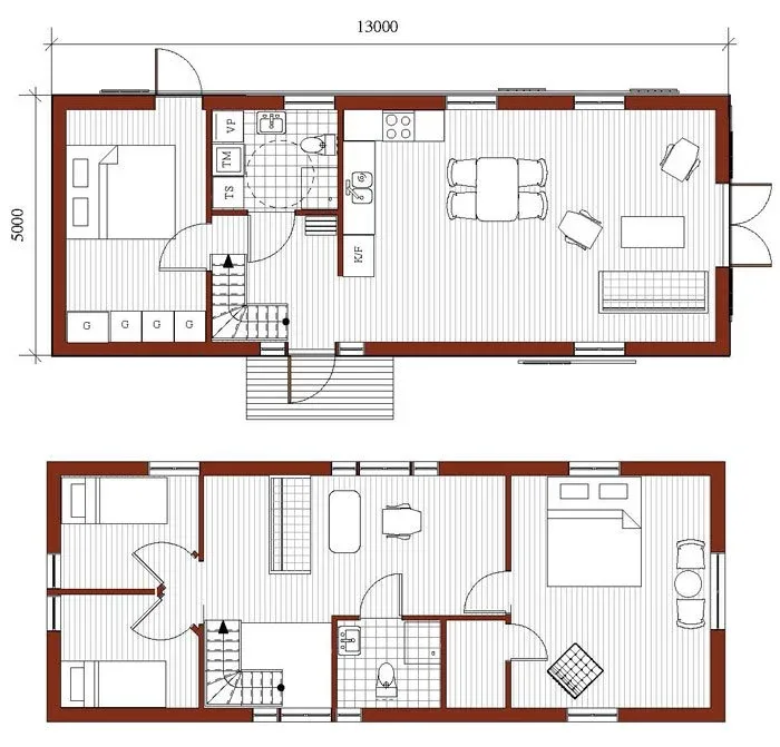 Stugun 102 planritning 1