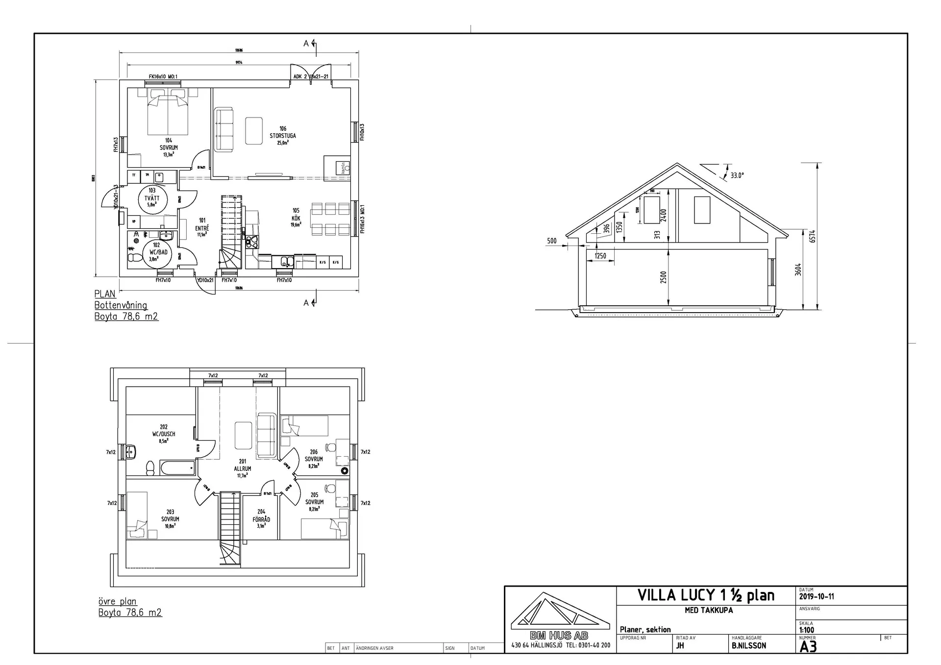 Lucy 1,5-plan ritning