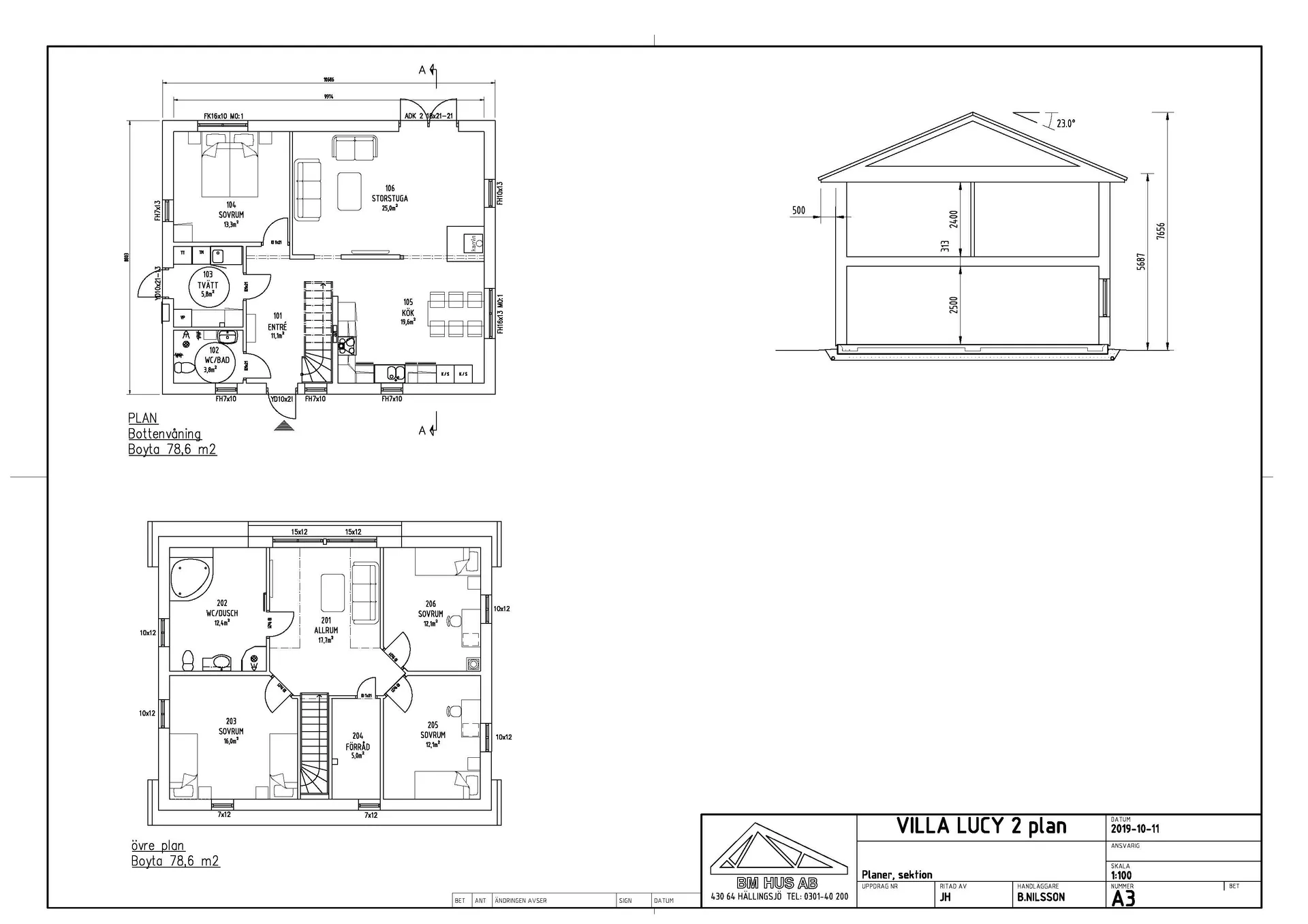 Lucy 2-plan ritning