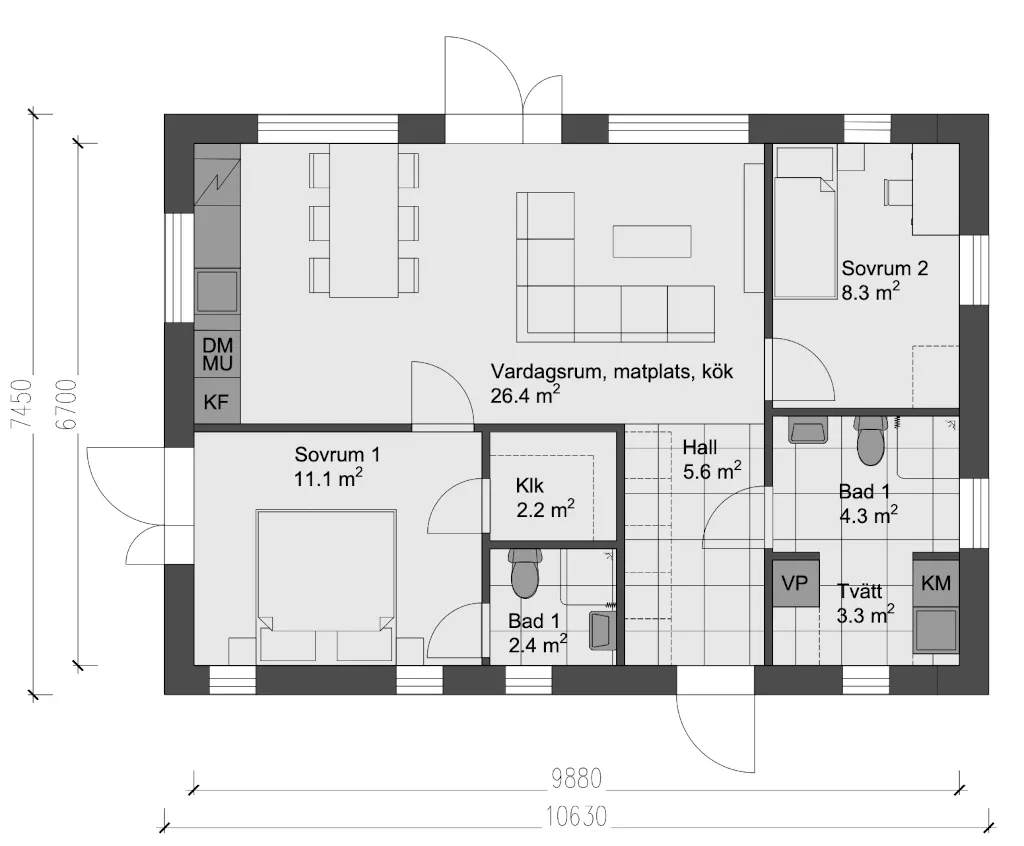 Solhem 3 planritning