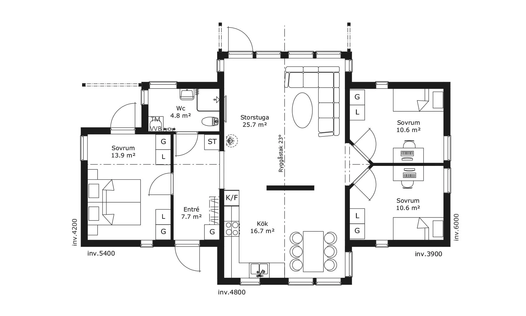andra Fjärden planritning 1