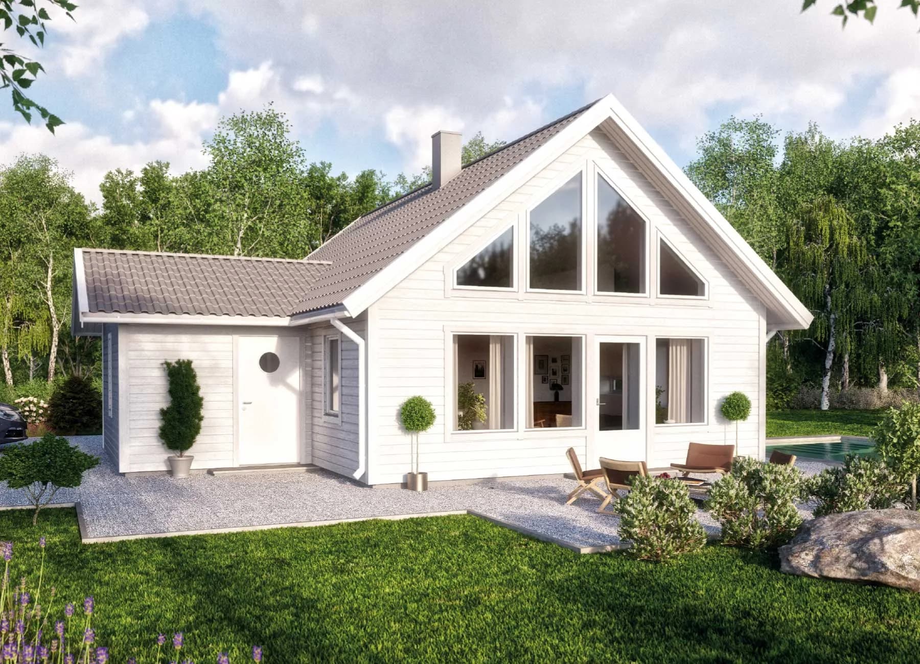 Bild på Borohus fritidshus andra Klinten med loft