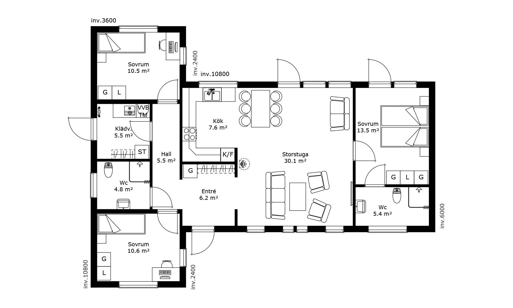 åttonde Fjärden planritning 1