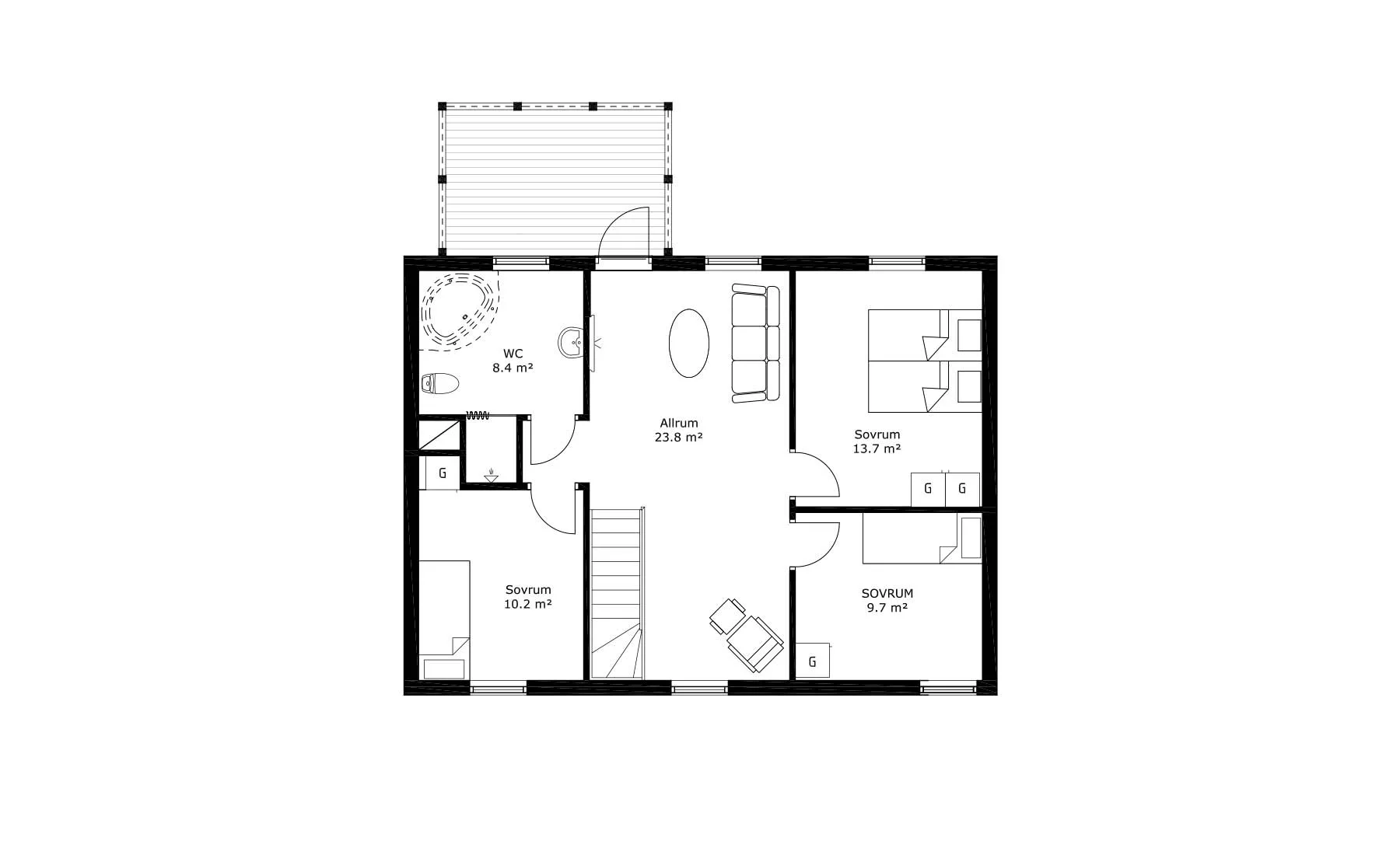 femte Klinten planritning 2