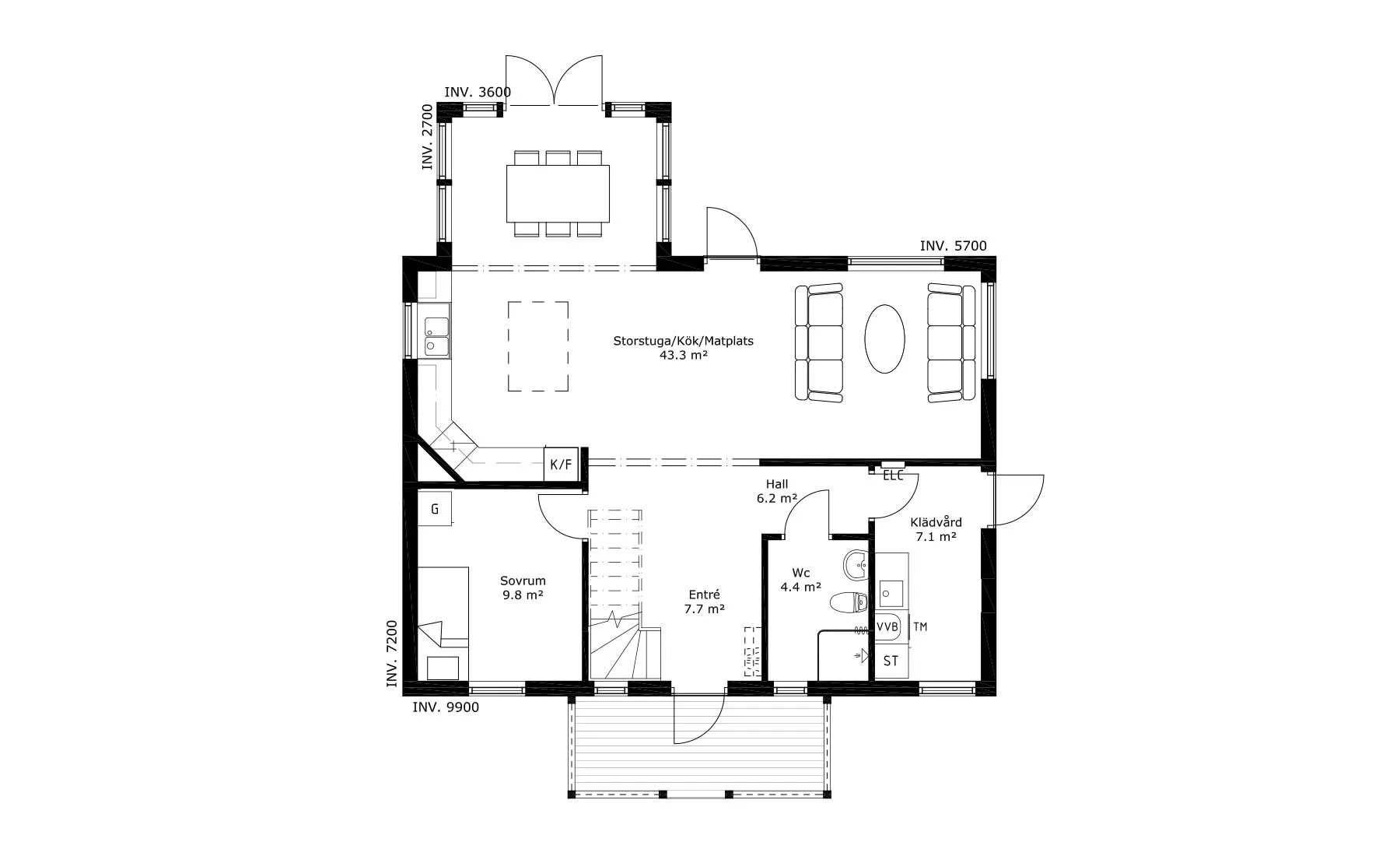femte Klinten planritning 1