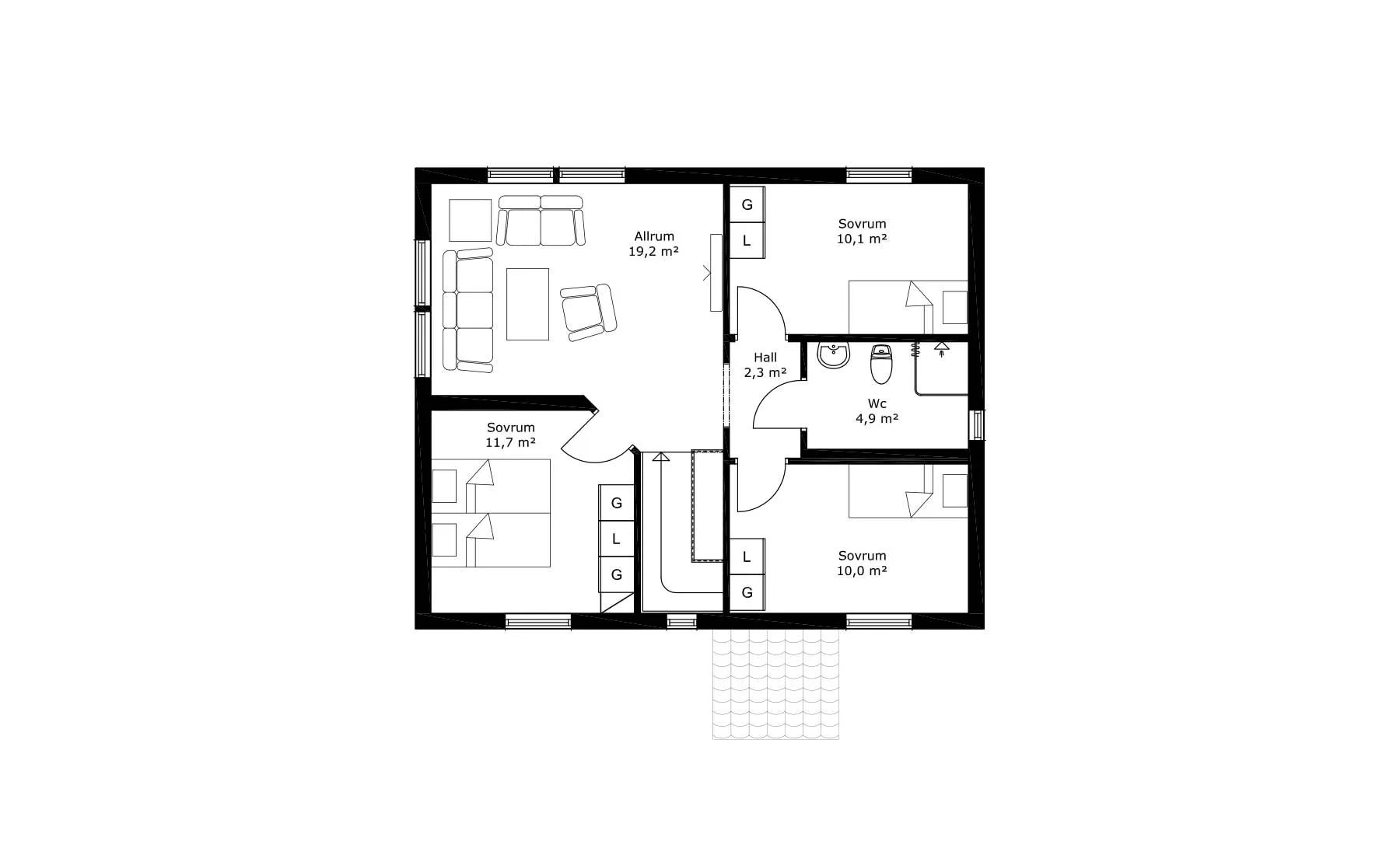 fjärde Klinten planritning 2