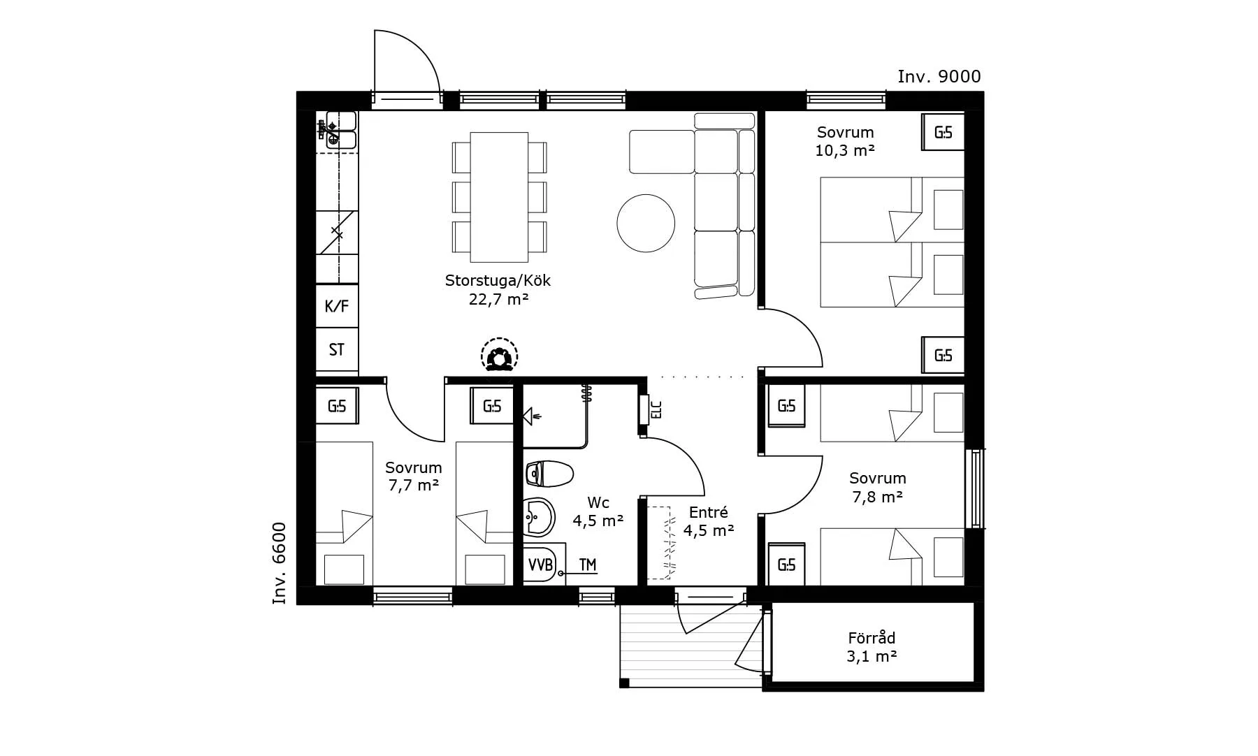 fjärde Tunet planritning 1