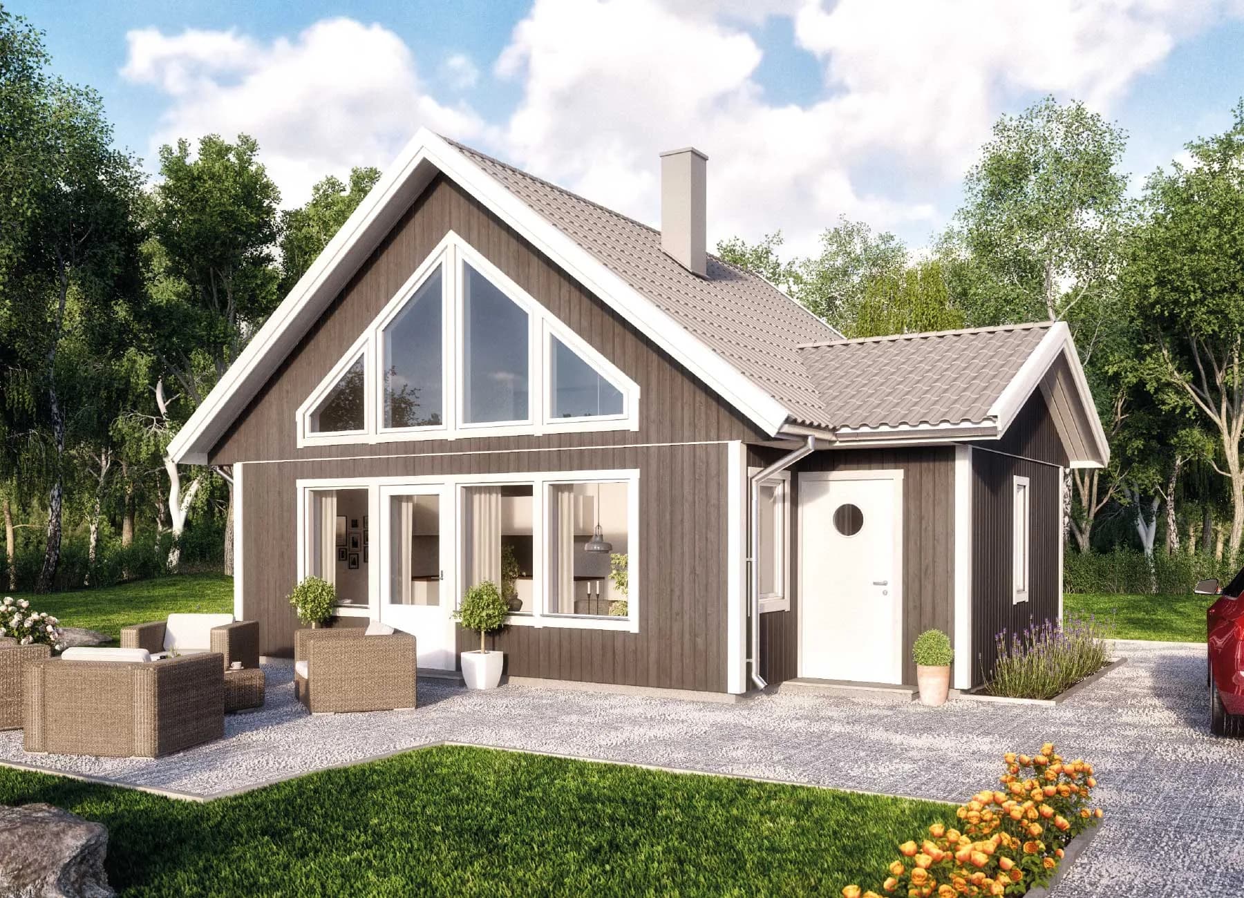 Bild på Borohus fritidshus första Klinten med loft