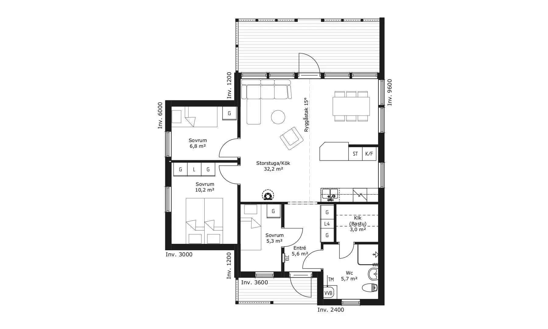 första Näset planritning 1