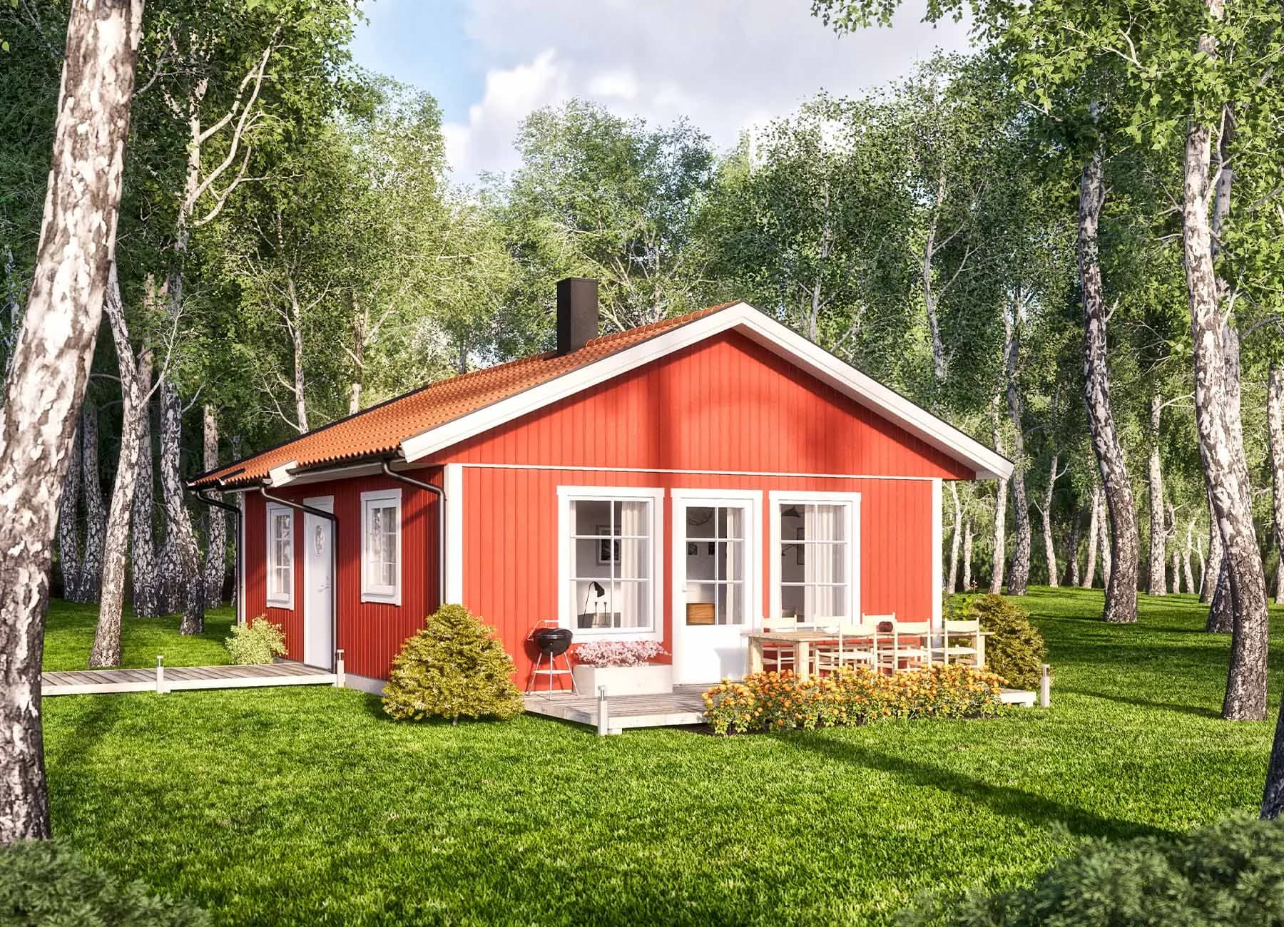 fritidshus första tunet borohus