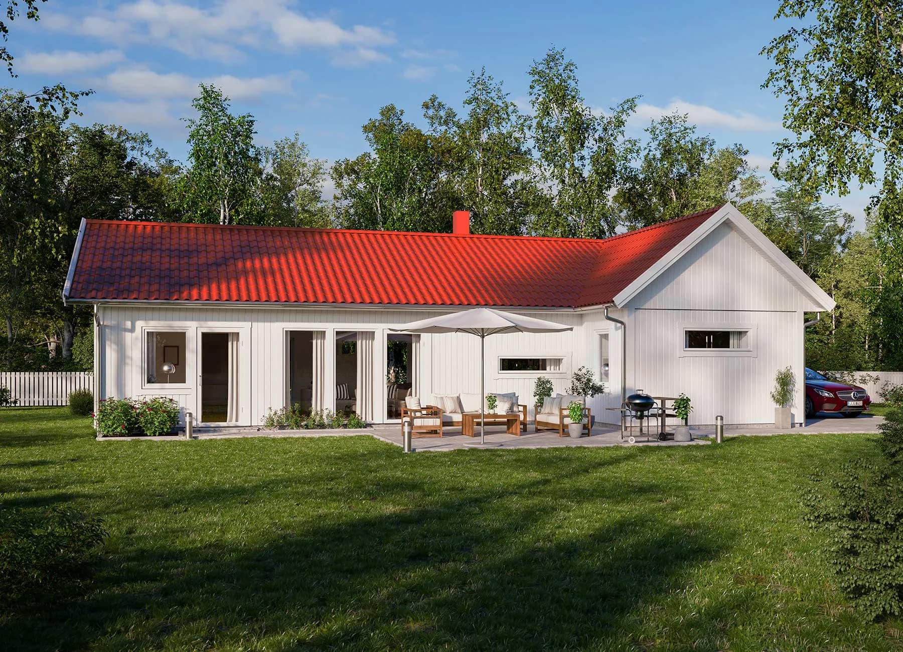 Bild på 1-planshuset Karisma 104