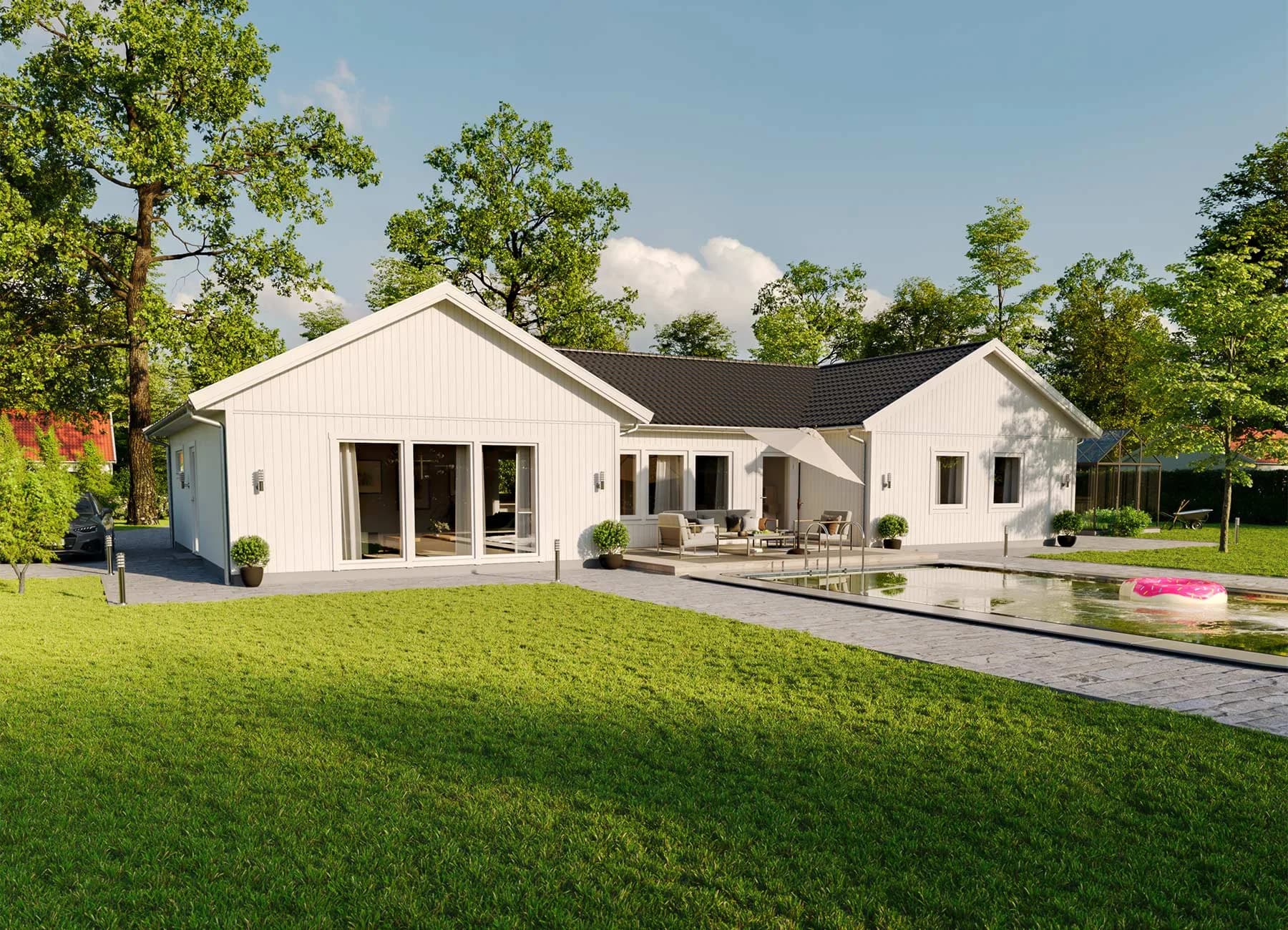 Bild på 1-planshuset Karisma 157