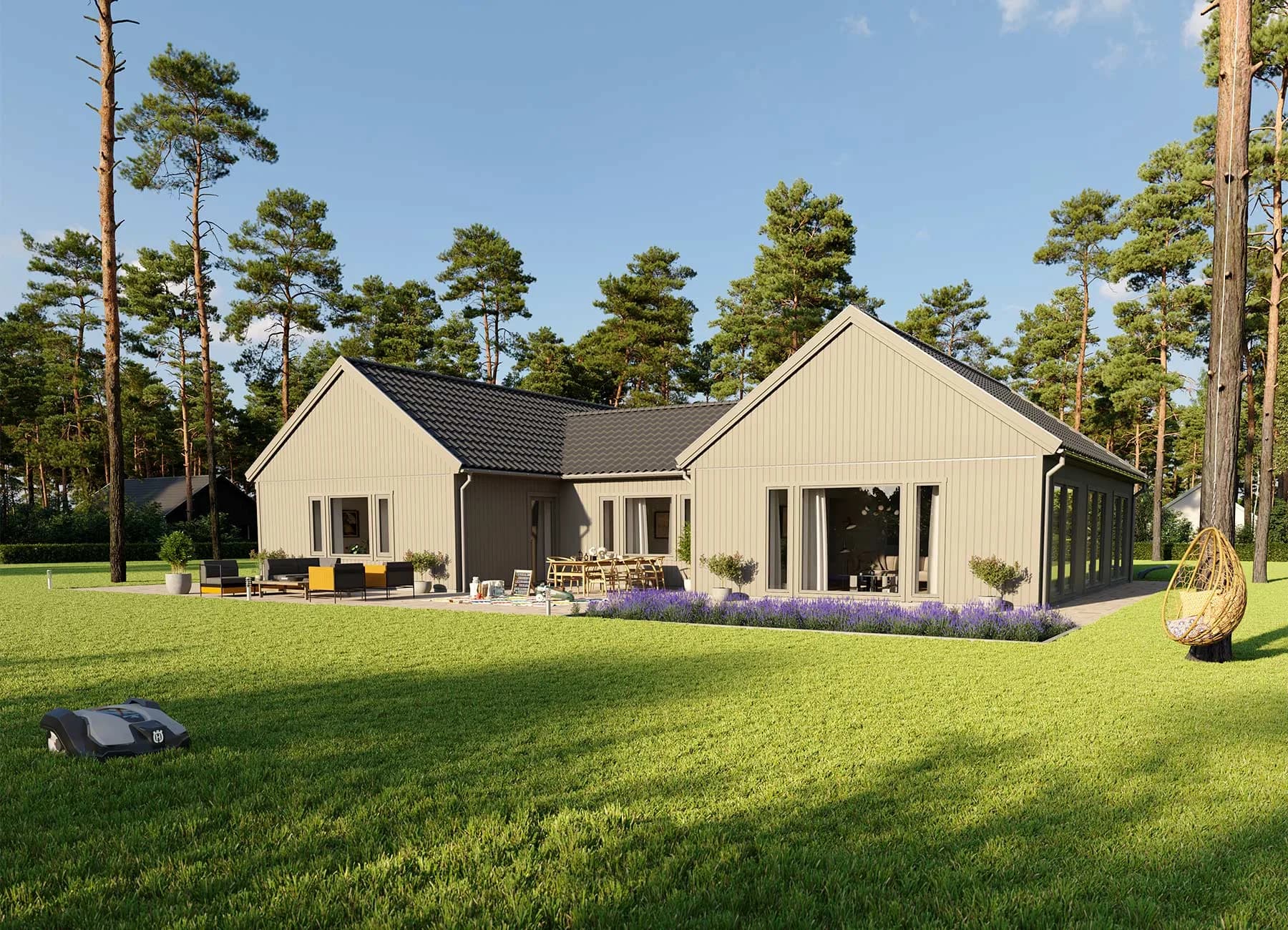 Bild på 1-planshuset Karisma 171