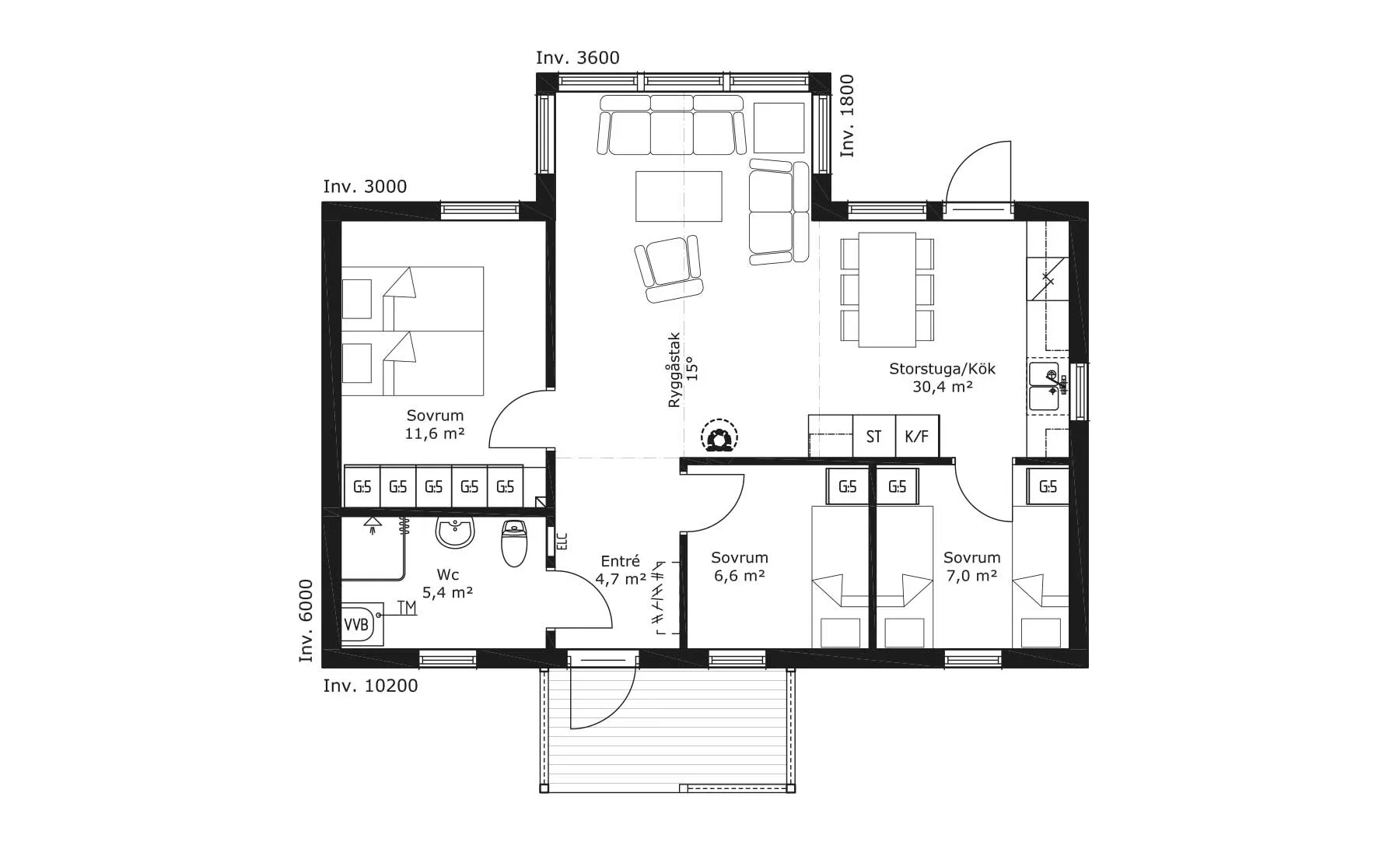 sjätte Tunet planritning 1