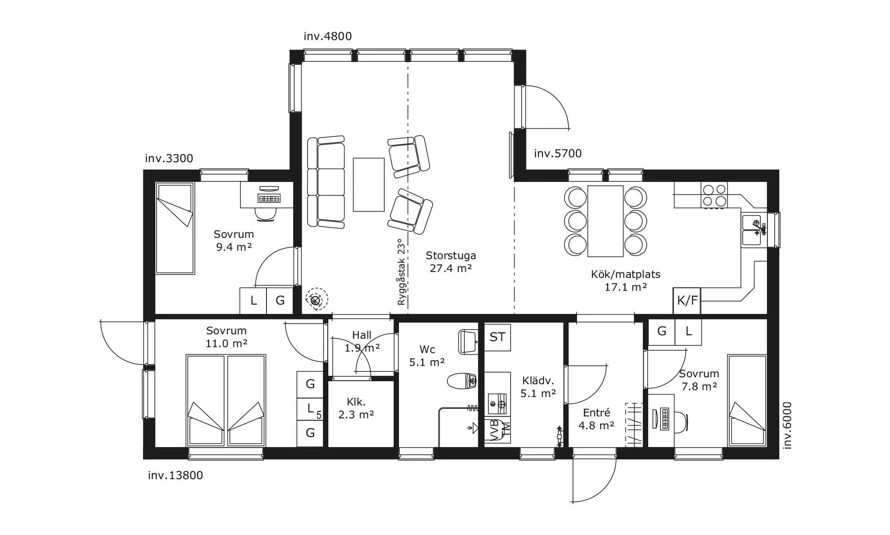 tredje Fjärden planritning 1