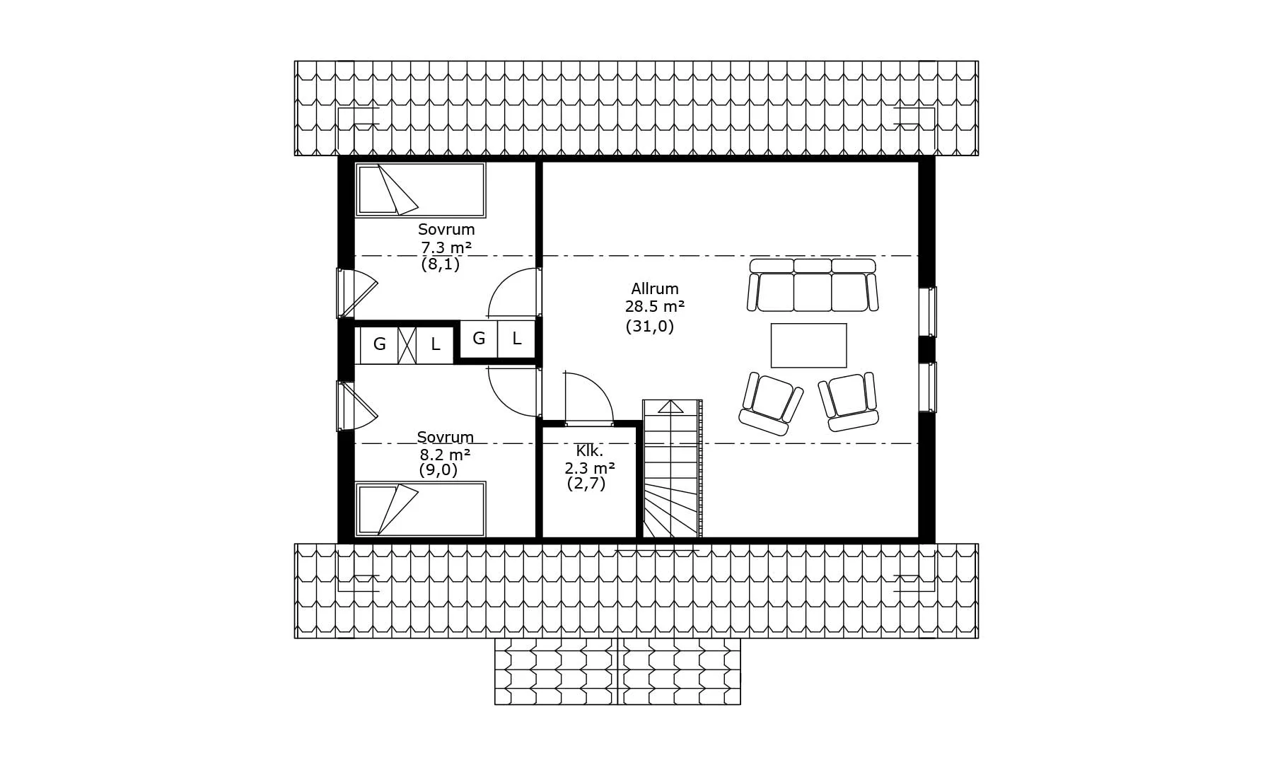 tredje Klinten planritning 1