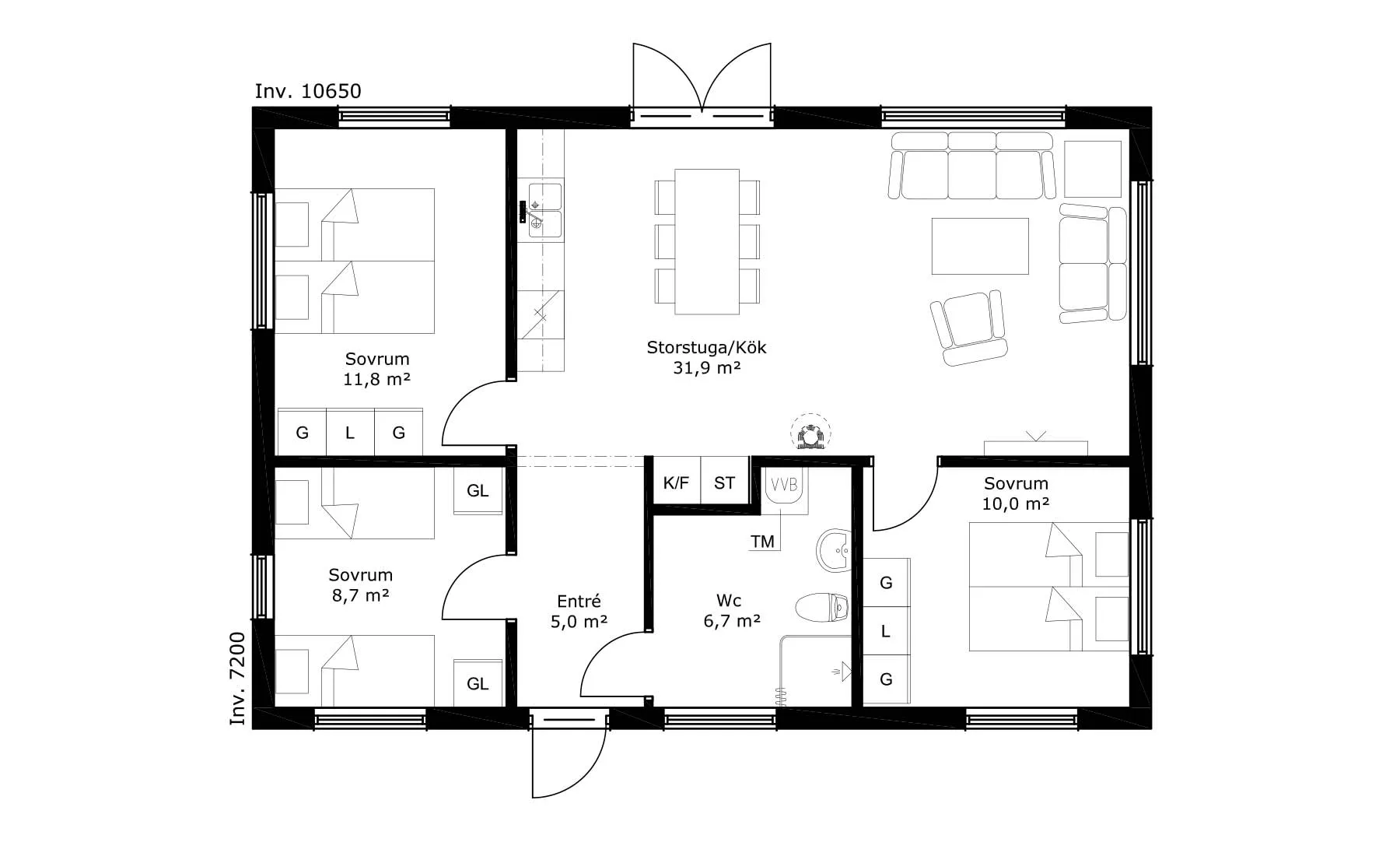 tredje Näset planritning 1
