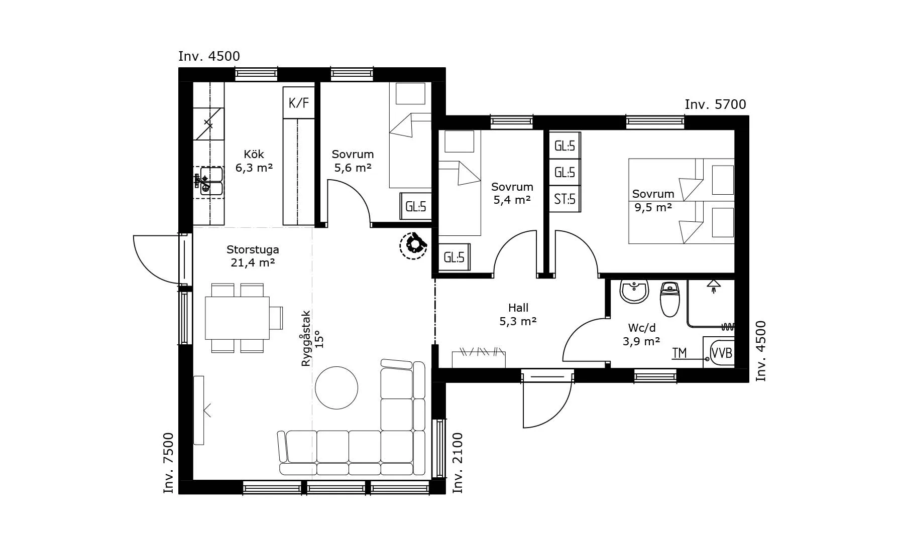 tredje Tunet planritning 1