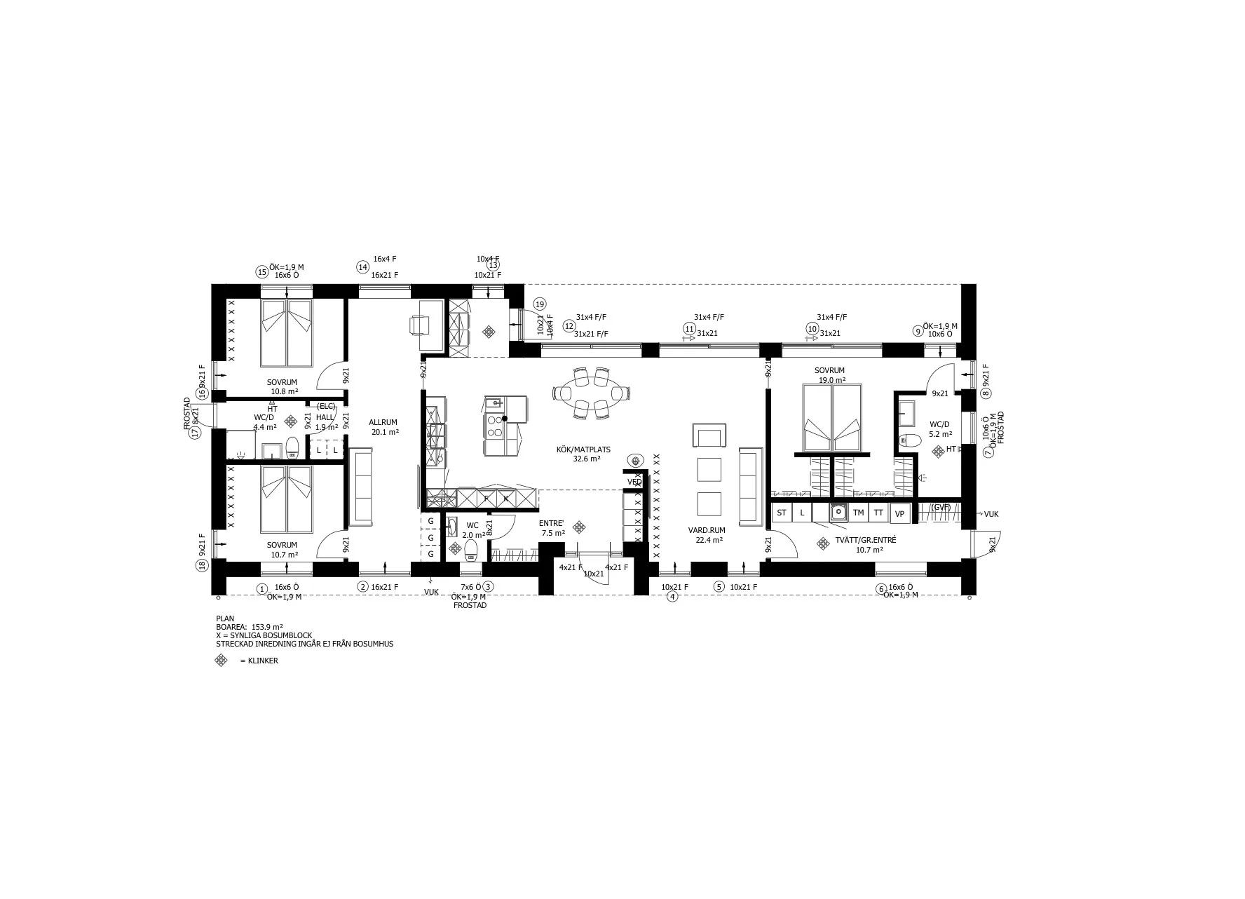1-planshus, Vik