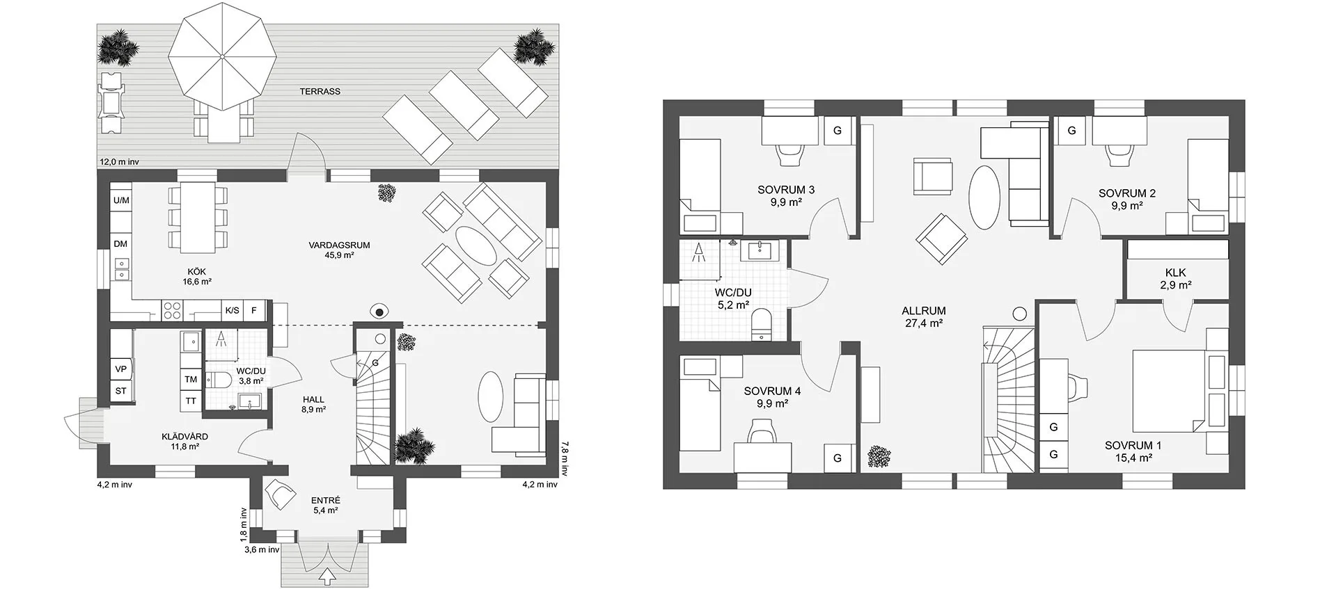 Villa Idyll 194 planritning 2