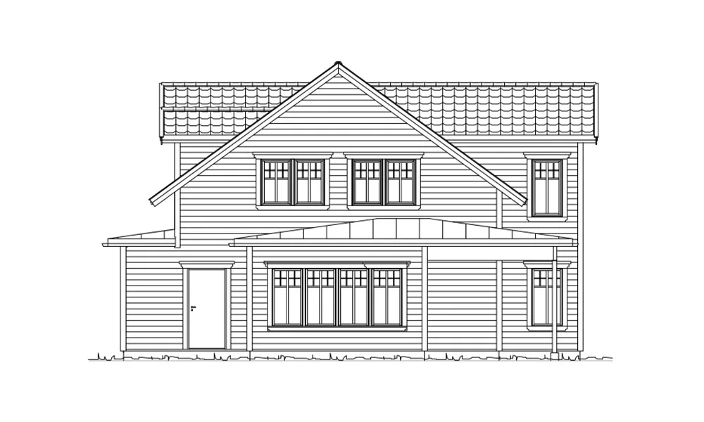 Gavelfasad (klicka för förstoring)