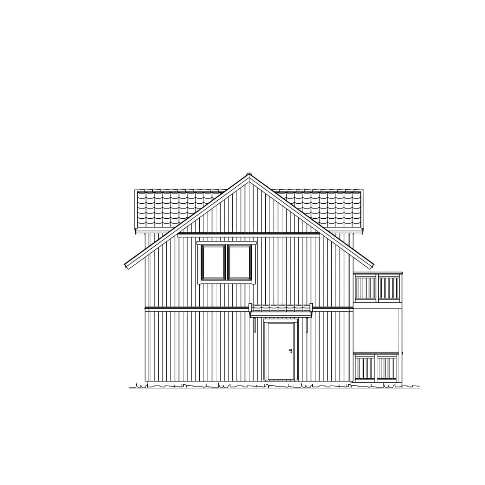 Gavelfasad (klicka för förstoring)