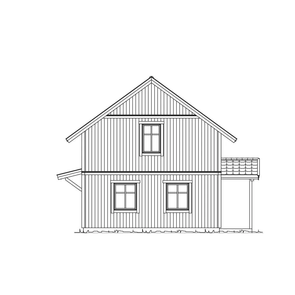 Gavelfasad (klicka för förstoring)