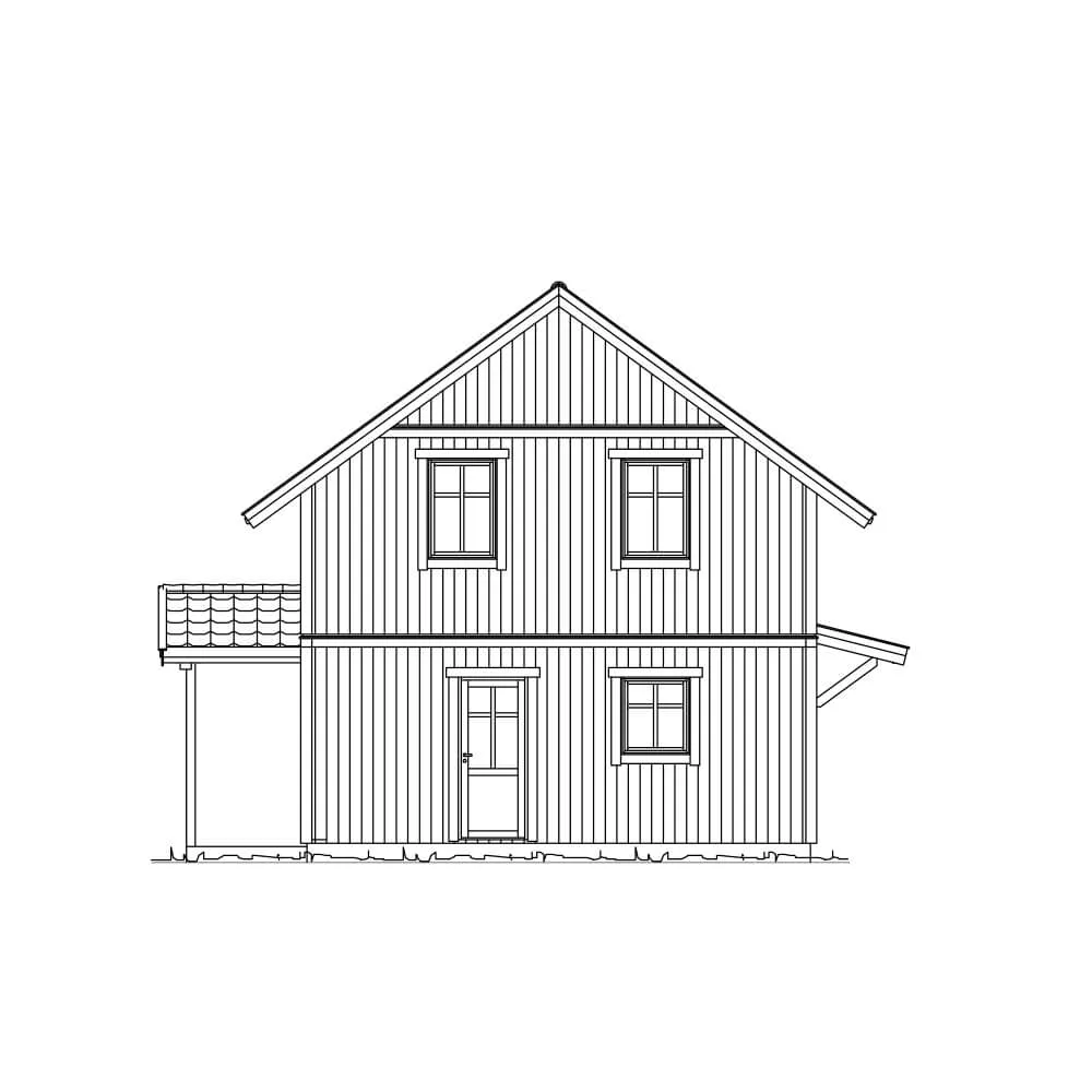 Gavelfasad (klicka för förstoring)