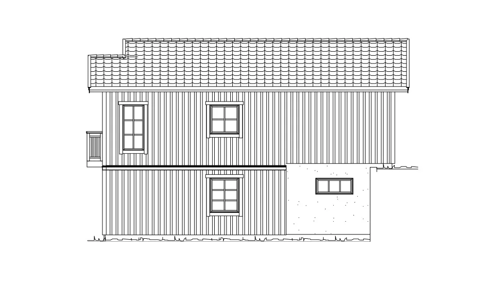 Gavelfasad (klicka för förstoring)